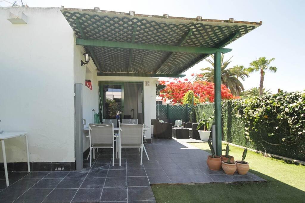 Cozy & Modern Bungalow W/Private Garden Bbq+Wifi Маспаломас Екстериор снимка